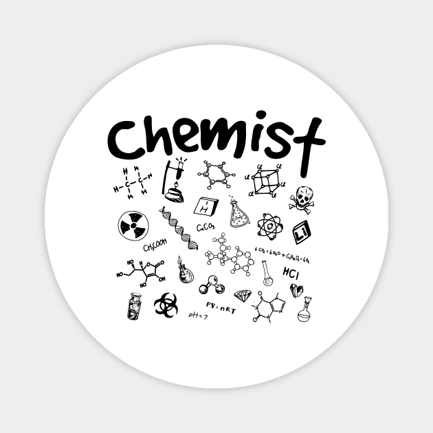 Chemist Magnet by Polyart